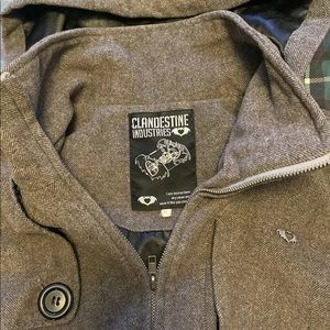 Clandestine industries wool jacket